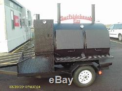4860 Rotisserie BBQ Grill, Smoker, Cooker on Trailer by HEARTLAND COOKERS