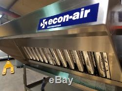 4ft Concession Trailer or Food Truck Grease Exhaust Vent Hood with Fan