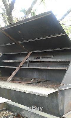 4th of july special. Grill barbecue/smoker on a trailer 16ft. Has 2 Hot Boxes