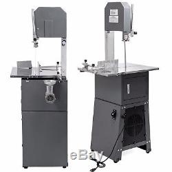 550W Electric Stand Up Butcher Meat Cutting Band Saw + Grinder Sausage Stuffer