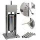 5l Vertical Commercial Sausage Stuffer 11lb Two Speed Stainless Steel Meat Press