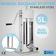 5l Vertical Commercial Sausage Stuffer 15lb Two Speed Stainless Steel Meat Press
