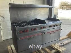 6 Burner 24 Flat Grill 1 Convection oven & 1 full size oven Natural Gas Tested