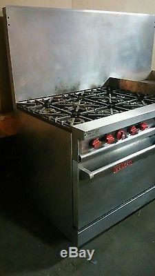6 burner stove griddle with 2 oven