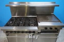 60 Garland 6 Burner Sunfire Natural Gas Range With 1 24 Raised/ Broiler And 2