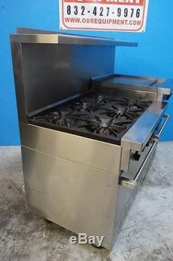 60 Garland 6 Burner Sunfire Natural Gas Range With 1 24 Raised/ Broiler And 2