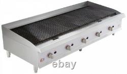 60 Inch Natural Gas Radiant Charbroiler 200,000 BTU Commercial Cooking Equipment