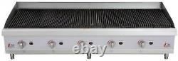60 Inch Natural Gas Radiant Charbroiler 200,000 BTU Commercial Cooking Equipment