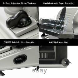 7.5 Blade 150W Commercial Meat Slicer Electric Food Ham Deli Bread Cheese Home
