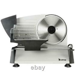 7.5 Electric Meat Slicer Deli Commercial Food Cheese Restaurant Cutter Blade