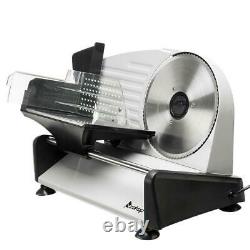 7.5150W Commercial Meat Slicer Electric Deli Cheese Slice Veggie Cutter Kitchen