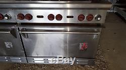 72 Wolf Commercial Kitchen Gas Range 36 Griddle 6 Stove Burners Double Ovens