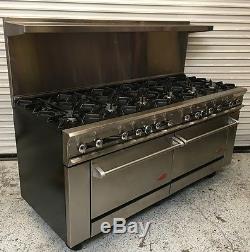 7212 Burner Range & Double Gas Standard Oven #5970 Commercial Restaurant Stove