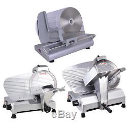 8.5/10/12 Blade Commercial Meat Slicer Deli Veggie Cheese Food Cutter Kitchen