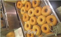800PCS/H Commercial Electric Automatic Doughnut Donut Machine Maker Fryer 3 Mold