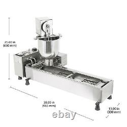 ALD-02 Mini Donut Maker Commercial Automatic Doughnut Machine 3 Nozzles Set