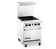 American Range 24 4 Burner Commercial Naturl Gas Or Propane Range With Oven Ar-4