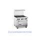American Range 36 6 Burner Commercial Natural Gas Or Propane Range With Oven Ar-6