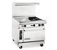 American Range 36 Commercial Gas Range With 2 Burners, 24 Griddle & Oven Ar24g