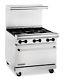 American Range 36 Hd Gas Restaurant Range With 6 Burners & Convection Oven Ar6
