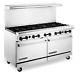 American Range 60in Gas 10 Burners & 2 Convection Ovens Ar-10-cc