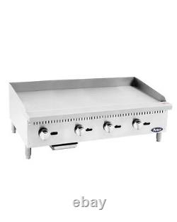 ATMG-48 Atosa 48 Manual Griddle NEW 120,000 BTU Stainless Steel