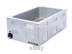 Adcraft FW-1200W Countertop Food Warmer Portable Steam Table Full Pan Size, 120V