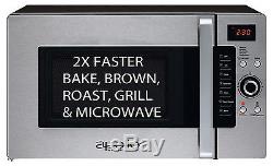 Apollo Half Time Convection Microwave Oven Bake, Brown, Roast, Grill & Microwave