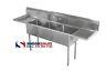 Atosa Mrsa-3-d Commercial Restaurant Stainless Steel 18 Drainboard Sink Nsf