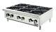 Atosa Usa Athp-36-6 Heavy Duty Stainless Steel 36 Hot Plate 6 Burner Nat Gas Lp