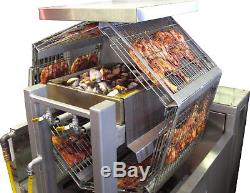 Automatic Charcoal Grill Chicken Rotisserie Peri Peri Grill Rotating Chargrill