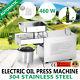 Automatic Oil Press Machine Stainless Steel Presser Cold Hot Press Oil Expeller