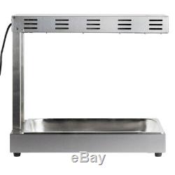 Avantco Commercial Infrared French Fry Food Warmer Fryer Dump Station Heat Lamp