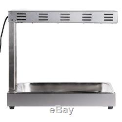 Avantco Infrared French Fry Food Warmer Fryer Dump Station Heat Lamp Commercial