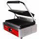 Avantco P78 Grooved Top Bottom Commercial Panini Sandwich Press Grill Restaurant