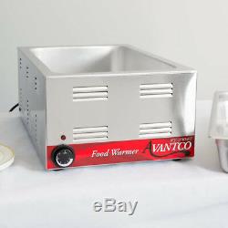 Avantco W50 12 x 20 Full Size Electric Countertop Food Warmer 120V, 1200W
