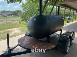 BBQ Pit Smoker Trailer -Used for company cookouts and family reunions