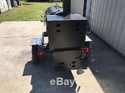 BBQ Pit Smoker with Trailer