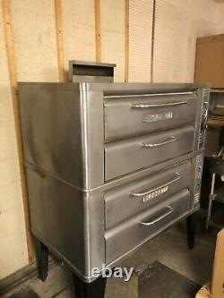 BLODGETT 911 NATURAL GAS DOUBLE DECK PIZZA OVEN WithSTONES Las Vegas Pick Up Only