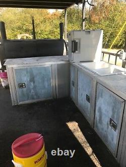 Bbq smoker grill trailer