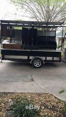 Bbq smoker trailer