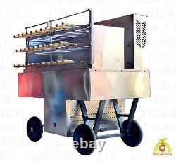 Brazilian Charcoal Grill 32 Skewers Professional Grade Catering Master