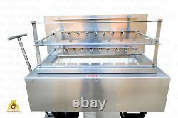 Brazilian Charcoal Grill For Bbq 15 Skewers Catering Professional Grade