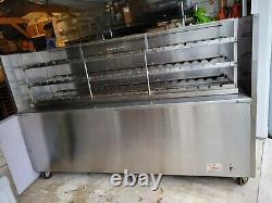 Brazilian Charcoal Rotisserie Grill Commercial Churrasqueira Tomasi 62 Skewers