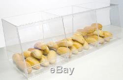 Bulk Bread Storage display case containers deli bakery sandwich Pastry Donut