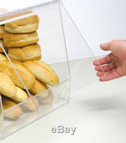 Bulk Bread Storage display case containers deli bakery sandwich Pastry Donut