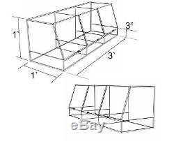 Bulk Bread Storage display case containers deli bakery sandwich Pastry Donut