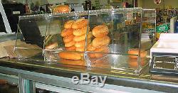 Bulk Bread Storage display case containers deli bakery sandwich Pastry Donut