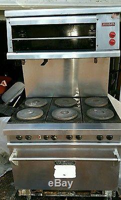 COMMERCIAL VULCAN ELECTRIC STOVE WithSALAMANDER