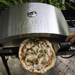 Camp Chef Italia Portable Artisan Wood Fired Pizza Oven for Outdoor Grill Use